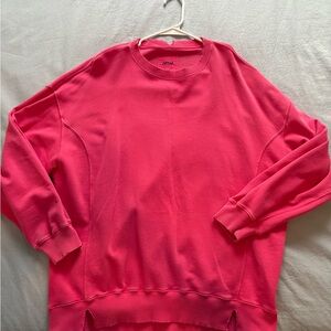 Hot Pink Crewneck Sweatshirt